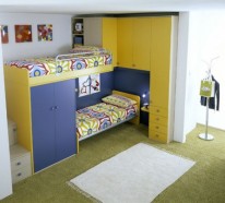 Ergonomische Kinderzimmer Designs für zwei Kinder angebracht