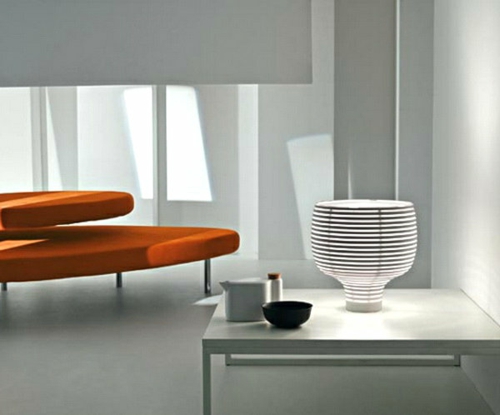 erstaunliche trendy lampen ideen orange möbelgarnitur sitzplatz