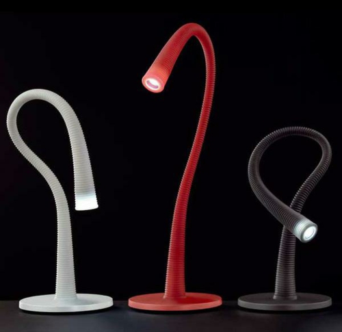 erstaunliche trendy lampen ideen tischlampen rot schwarz