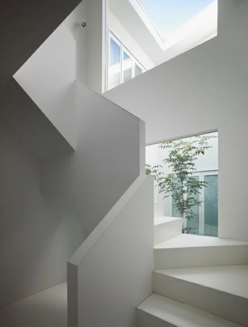 japanisches zahnklinik design interior treppe