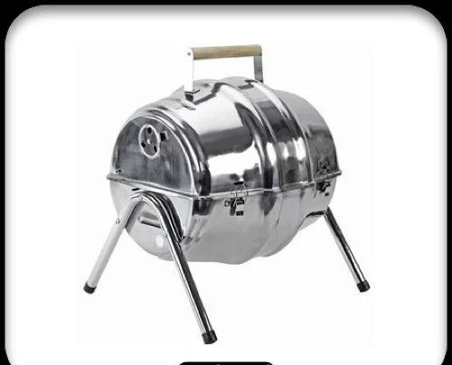 lustige praktische barbecue grills metallisch barrel