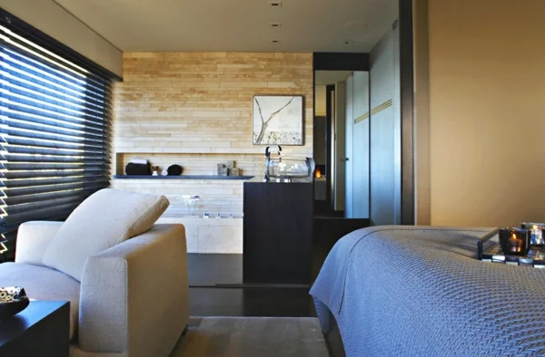 luxus apartment in kalifornien mit panorama fenstern holz wand
