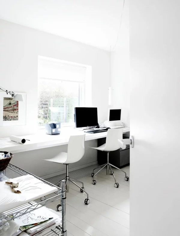 minimalistisch gestaltete sommer residenz homeoffice design