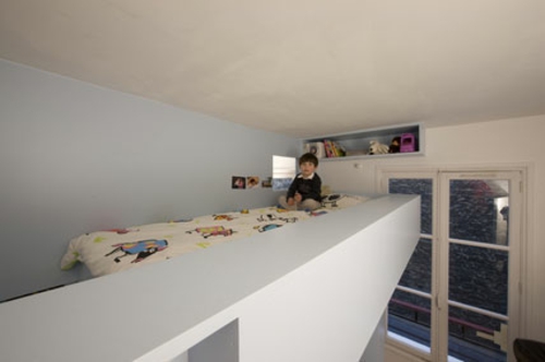 minimalistisches kinderzimmer design länge oberfläche glatt