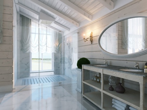 moderne coole dusche designs badewanne spiegel