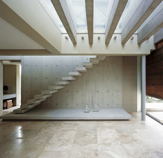 moderne residenz idee design afrika gebäude treppe