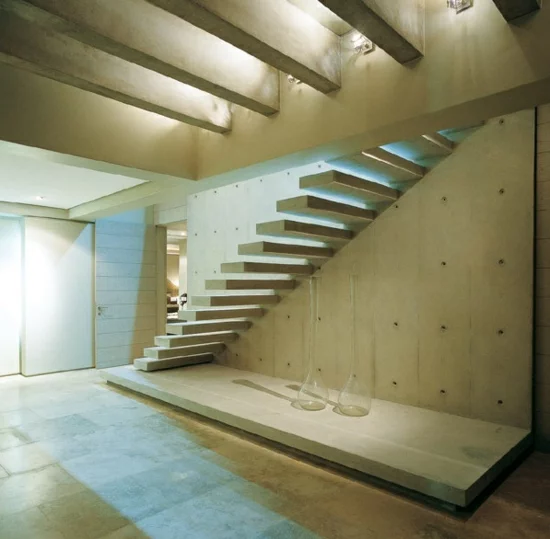moderne residenz idee design afrika treppenhaus