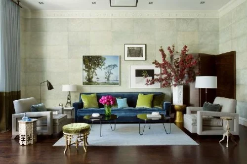 orientalische Tische im Interior Design bunt wohnzimmer