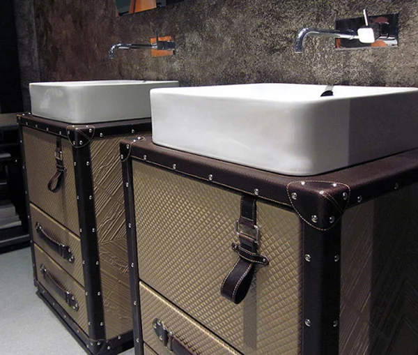 originelle badezimmer deko designer unterschrank waschbecken