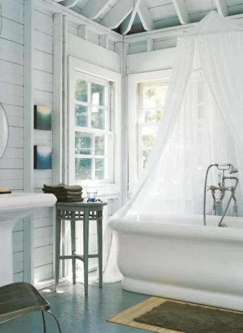  badezimmer design ideen badewanne weiß pur einrichtung