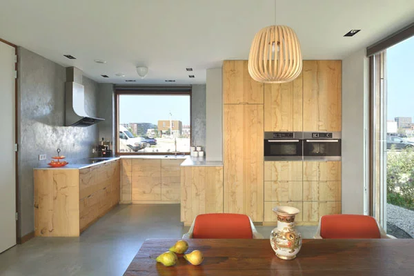 schicke moderne holz küchen designs esszimmer u förmig möbel