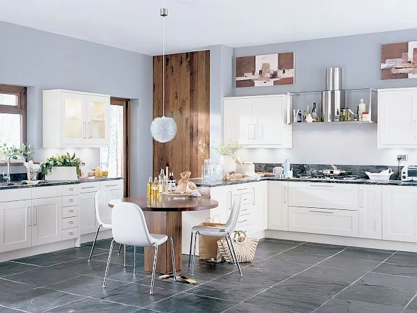 schöne küchen farbpalette weiß schwarz zeitgenössisch essbereich