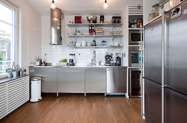 extravagantes modernes dach apartment modern küchen bereich