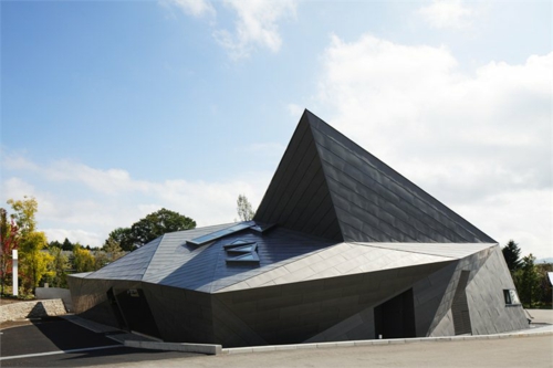 spektakuläre Gebäude Designs origami dunkel baustruktur