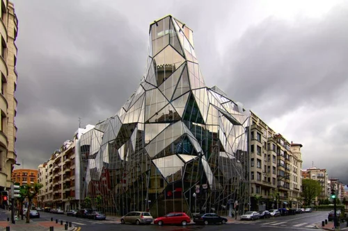spektakuläre Gebäude Designs origami glas attraktiv