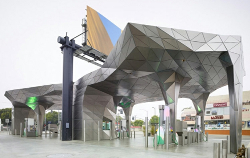 spektakuläre Gebäude Designs origami rauten formen