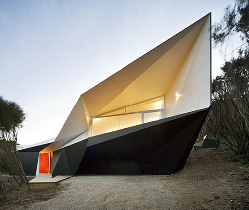 spektakuläre Gebäude Designs origami stil kunst eckig
