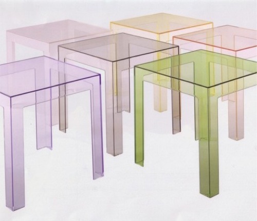  möbel designs klar glas designs bunt  akryl tisch