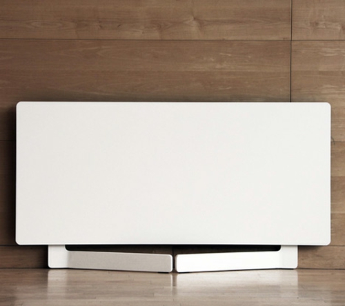 weißes klappbares tisch design oberfläche glatt