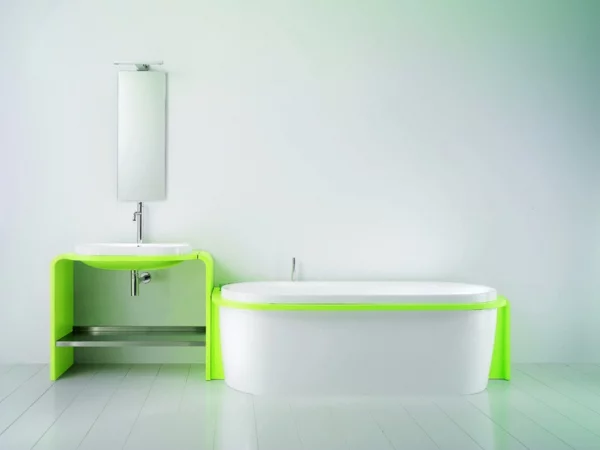 weißes badezimmer design waschbecken badewanne