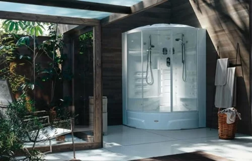  innovative Dampfduschen whirlpool badezimmer exotisch
