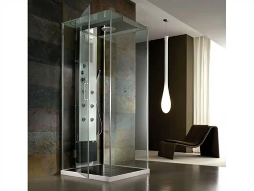  innovative Dampfduschen whirlpool badezimmer glastüren