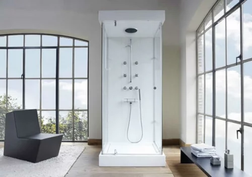 Bilder von innovativen Dampfduschen badezimmer sessel fenster