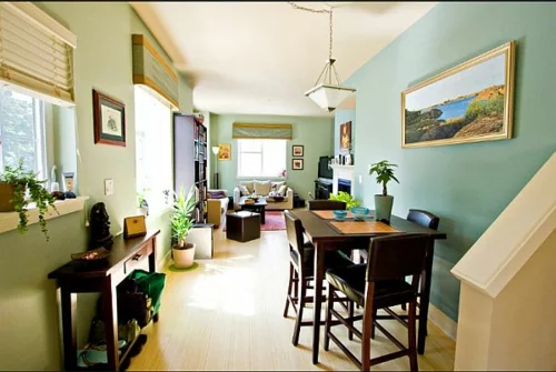 Das Wohnzimmer attraktiv einrichten weiche pastellfarben