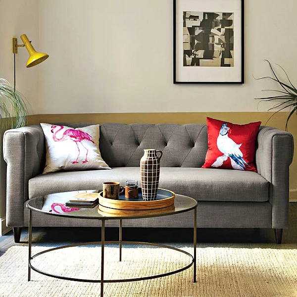 Farbpaletten und Strategien beim Interior Design sofa