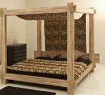 50 coole Ideen für Himmelbetten aus Holz im Schlafzimmer