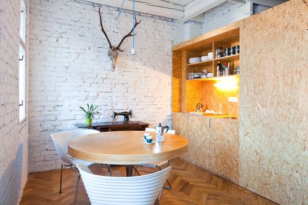 Homeoffice mit skandinavischem Design in Bratislava