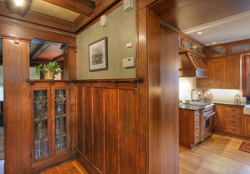 Interior Design Ideen in Craftsman Stil holz details historische küche