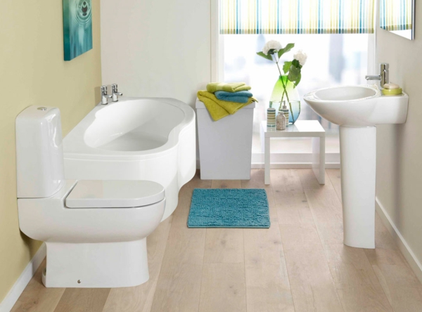 Moderne Badezimmer Ideen Luxus  Komfort badewanne weiß