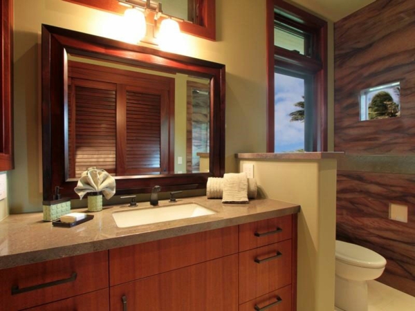 Residenz auf Hawaii mit einem sehr kreativen Design badezimmer spüle