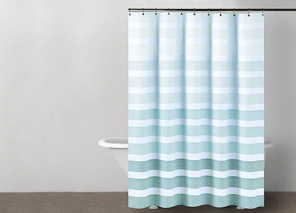 Sommer Dekoration im Schlafzimmer badezimmer duschvorhang streifen