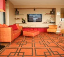 Attraktive Farbpalette im Interior Design - Color Blocking