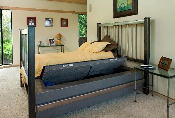 Ausgefallene Bett Designs hochbett leiter treppe metall gestell