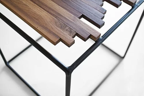 metall rahmen Moderne Holz Akzente im Interior Design