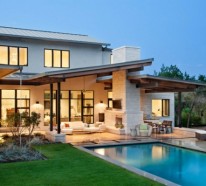 Das helle und schöne Blanco Haus in Texas verspricht Luxus