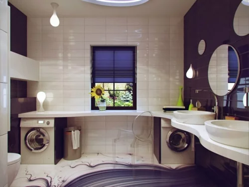 coole Bildervon Badezimmern waschbecken beleuchtung designer