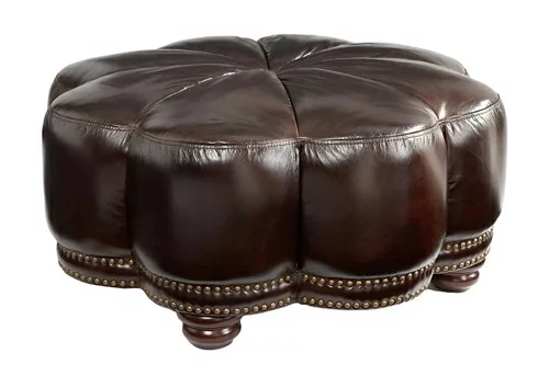 coole runde sitzkissen designs braun leder bassett furniture