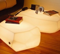 Durchsichtige Möbel aus Kunststoff- schicke Sitze, Hocker und Tische von Serralunga