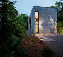 Einzigartiges Haus in Quebec – bewundernswerte Komplexität innerhalb eines Betonkastens
