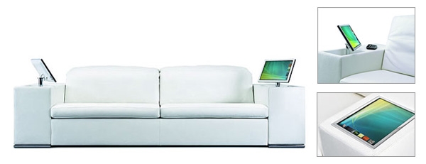ergonomische möbel und technologie der zukunft sofa