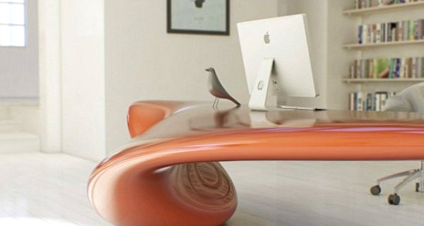 ergonomische möbel und technologie der zukunft tisch