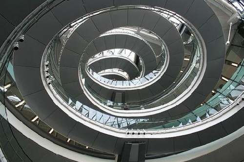 erstaunliche innovative treppenbau london city hall