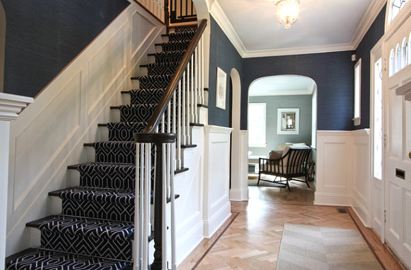frische interior designs treppe stufen geländer flur