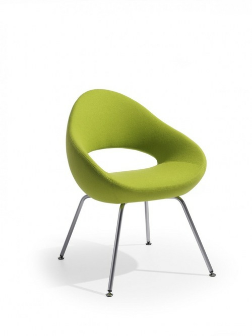 grüne designer stühle bequem gepolstert sessel stuhlbeine modern