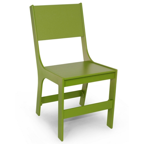 grüne Designer Stühle und Sessel holz lackiert essstuhl