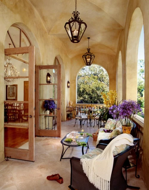 interieur designs im italienischen stil einrichtung terrasse klassisch sitzecke